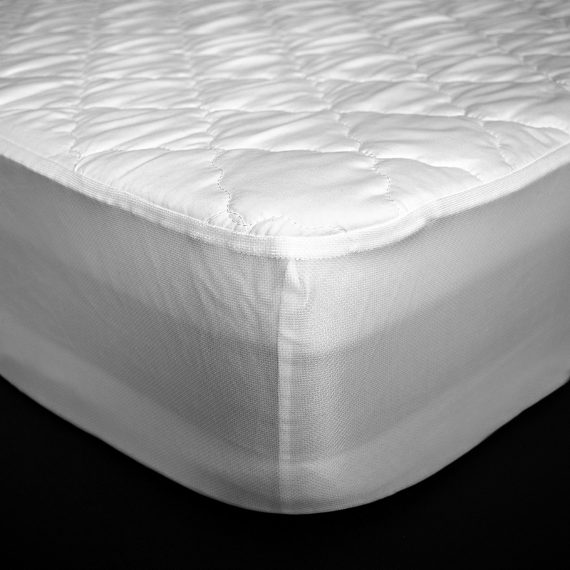 Quilted mattress pad Colour White Mattress size Width 80 cm